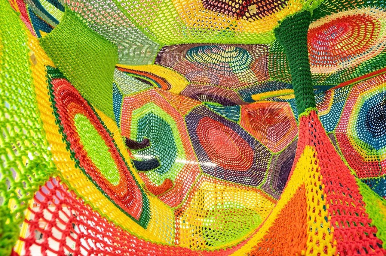 RopeLand crochet playground net play area, Allstars Indoor Playland Edmonton
